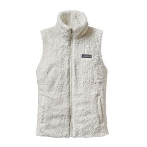 Women's Patagonia Fuzzy Vest (Los Gatos Vest Birch White Medium)